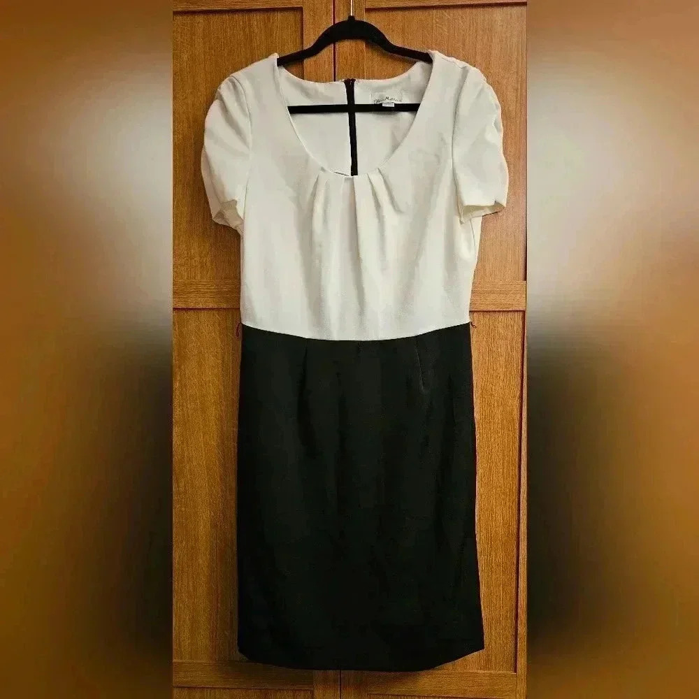 Olivia Matthews Classic Cap Sleeve Sheath Dress (sz 14)